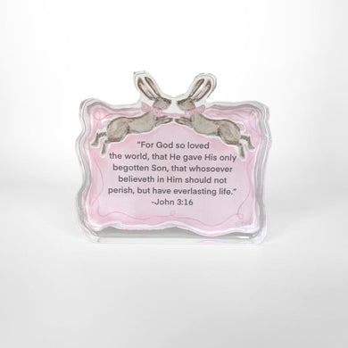 John Scripture Block | Pink