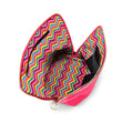 Kusshi Vacationer Makeup Bag | Watermelon + Chevron