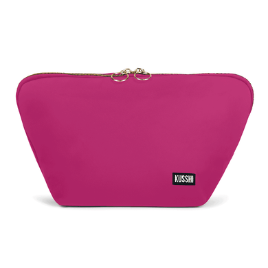 Kusshi Vacationer Makeup Bag | Bubblegum Pink + Orange