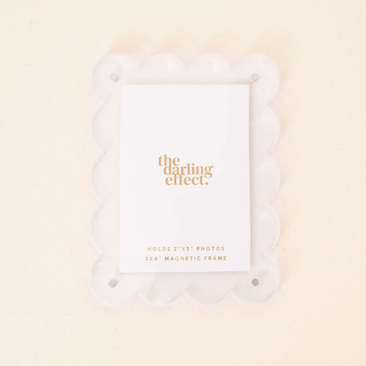 Mini Acrylic Picture Frame Magnet • Clear