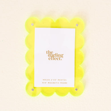 Mini Acrylic Picture Frame Magnet | Neon