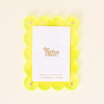 Mini Acrylic Picture Frame Magnet | Neon