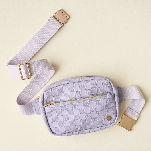Urban Check Beltbag | Periwinkle