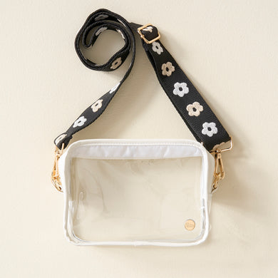 Clear Crossbody Bag | Black