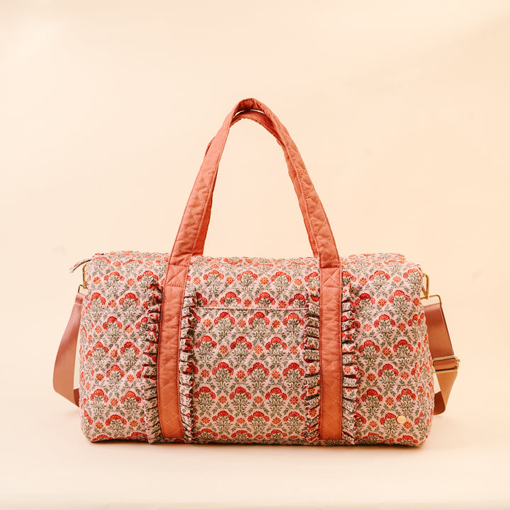 Everbloom Quilted Weekender | Dusty Rose