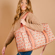 Everbloom Quilted Weekender | Dusty Rose