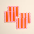 Acrylic Coaster Set • Sicily Stripes Pink