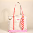 The Darling Canvas Tote Bag • Sicily Stripes Pink