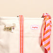The Darling Canvas Tote Bag • Sicily Stripes Pink