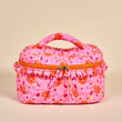 Glam & Go Quilted Cosmetic Bag • Poppin' Petals Hot Pink