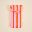 Puffy Sunglasses Case • Sicily Stripes Pink