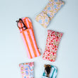 Puffy Sunglasses Case • Sicily Stripes Pink