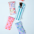 Puffy Sunglasses Case • Sicily Stripes Teal
