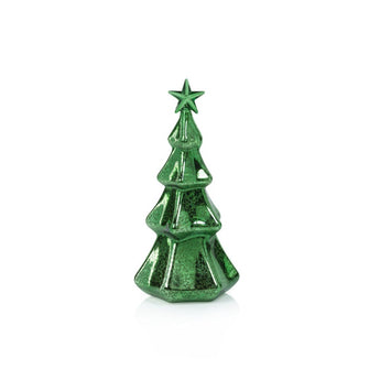 Hexagon Antique Tree With Star | 8