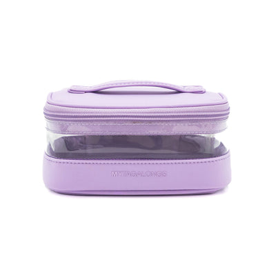 Mini Clear Train Case | Orchid