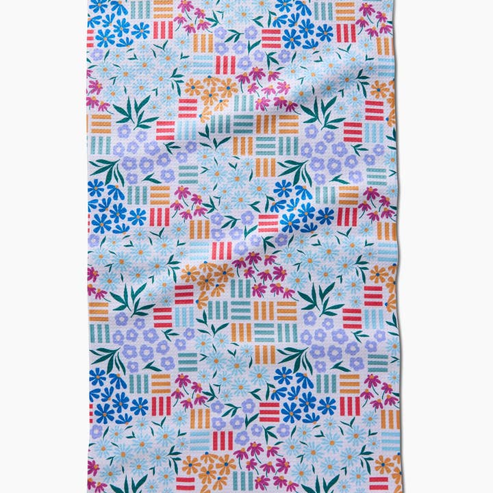 Geometry Kitchen Towel | Floral Garden