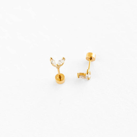 Gold Duo Marquise
