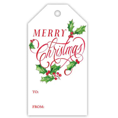 Holiday Gift Tags • Holly