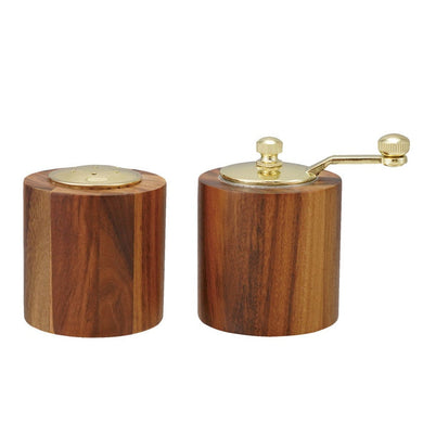 Acacia Wood Salt Shaker & Pepper Mill