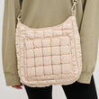 Aura Quilted Puffer Crossbody | Cream