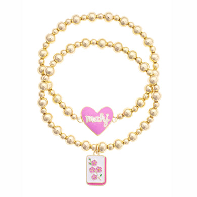 Bracelet Set • Mahj Cherry Blossom