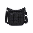 Aura Quilted Puffer Crossbody | Black