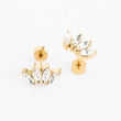 Diamond Crawler Stud Earrings