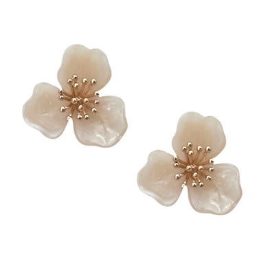 The Trillium Studs | Pink