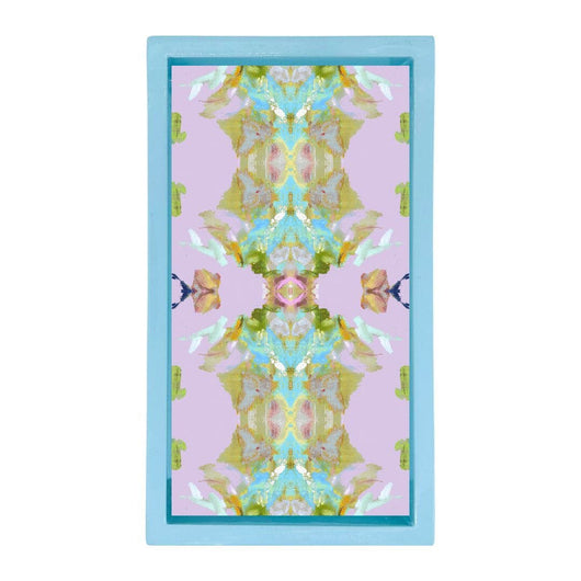 Bamboo Guest Towel Holder | Light Blue