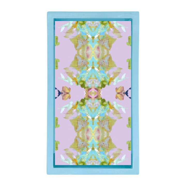 Bamboo Guest Towel Holder | Light Blue