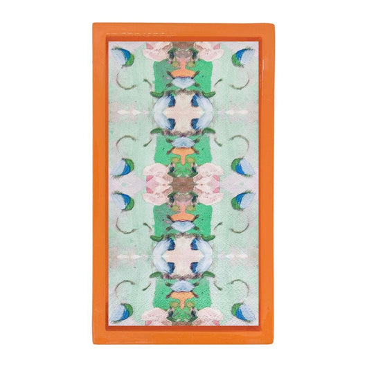 Bamboo Guest Towel Holder | Orange