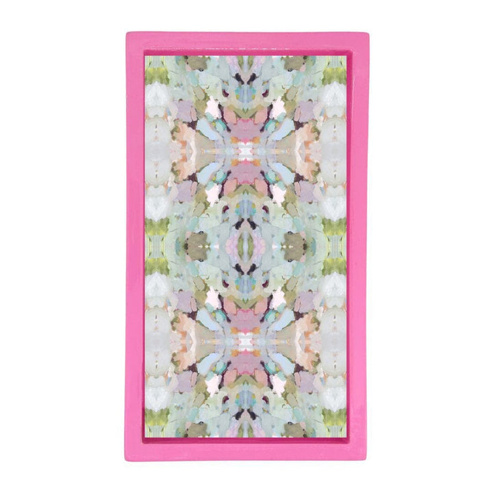 Bamboo Guest Towel Holder | Hot Pink