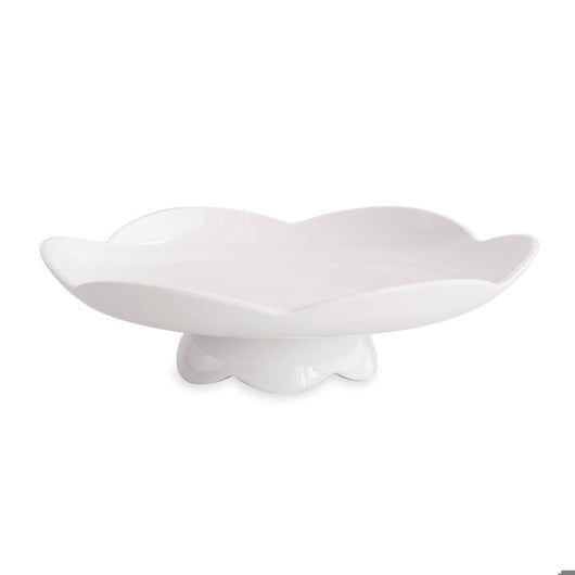 VIDA Amelia Pedestal Cake Plate (White)
