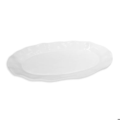 VIDA Nube Large Oval Platter (White)