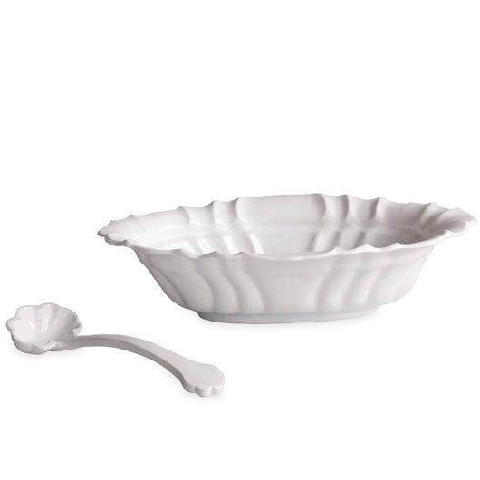 VIDA Tuscany Small Oval Bowl with spoon
