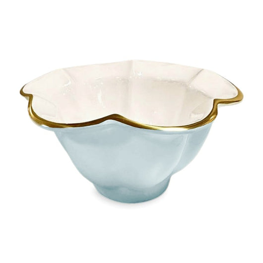 ENCANTO Devon Small Bowl (Sky Blue and White)