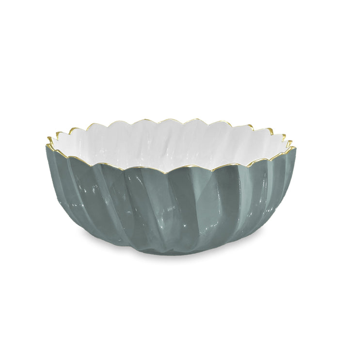 ENCANTO Orlando Medium Bowl (Slate and White)