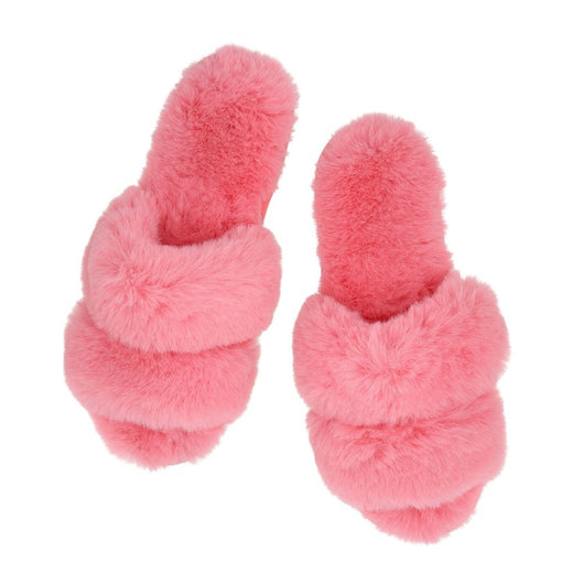 SlipperDblBandPinkLG(9-10)