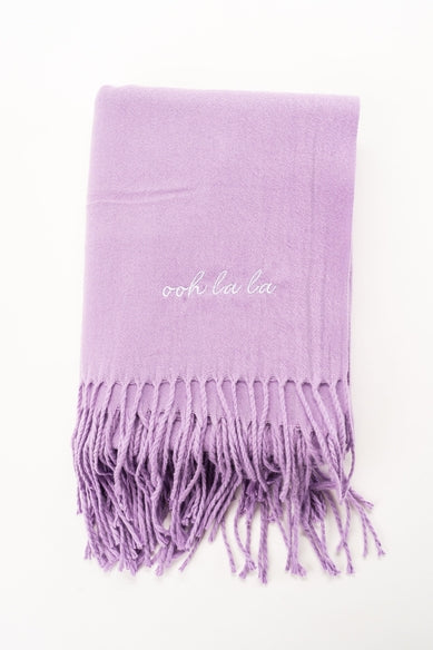 French Cashmere Wrap | Lavender
