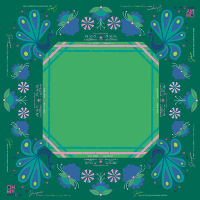 Birdie Green Mahjong Mat