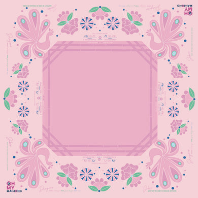 Birdie Pink Mahjong Mat