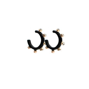 Metal Huggie | Black