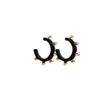 Metal Huggie | Black