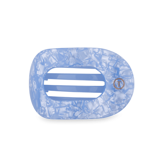 Medium Flat Round Clip | Blue Lagoon