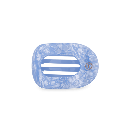 Small Flat Round Clip | Blue Lagoon