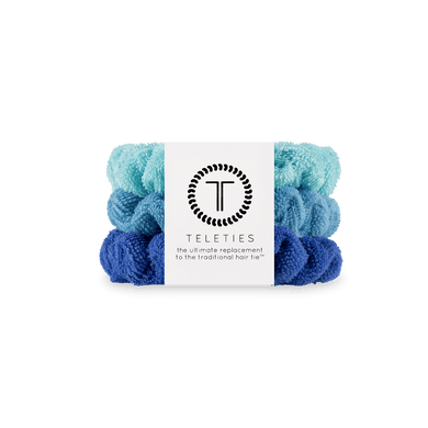 Teleties Large Scrunchie Terry Cloth | Bora Bora