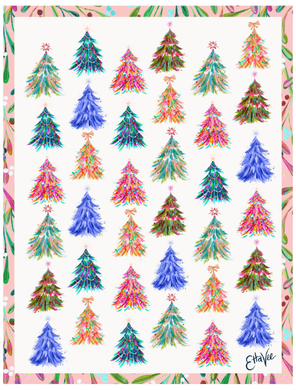 Double Sided Spruce & Berries Tea Towel