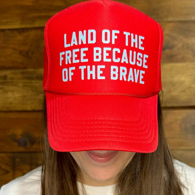 Land of the Free Trucker Hat