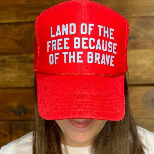 Land of the Free Trucker Hat