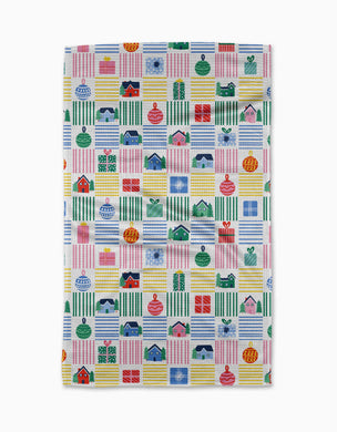 Holiday Checkered Tea Towel